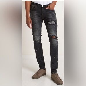 Purple Brand Black Bandana Patch Distressed
P002 Jeans Size 31